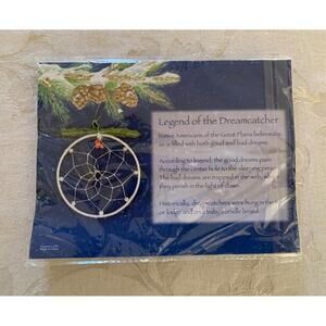 Small Winter Themed Dream Catcher